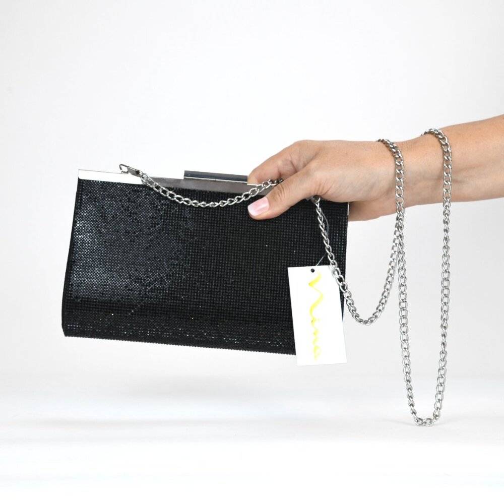 Nina Footwear Crystal Frame Clutch - Winslet